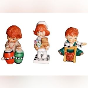 Bundle of (3) Vintage Goebel Charlot Byj Germany Redhead Figurines